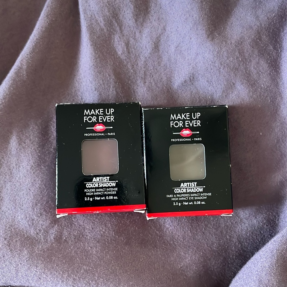 New! Two Make Up Forever refill’s never used, lovely dark shades